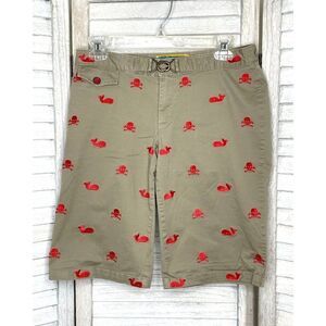 LIbertine For Target Skull & Whale Womens Bermuda Shorts Size 5